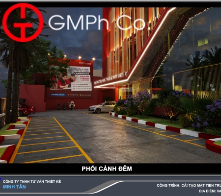 Phương Án Thiết Kế Mặt Tiền BTH 2024