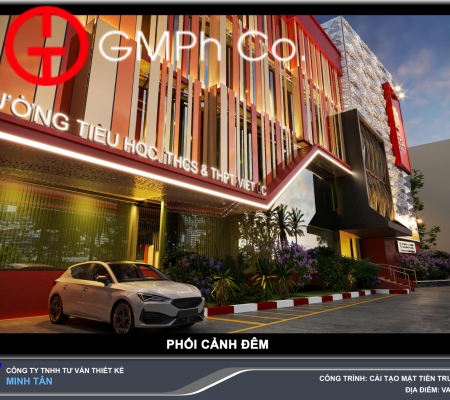 Phương Án Thiết Kế Mặt Tiền BTH 2024