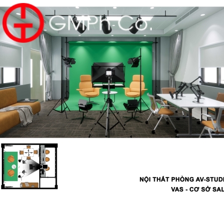 Phương Án Thiết Kế VAS Sala Campus - Phòng AV