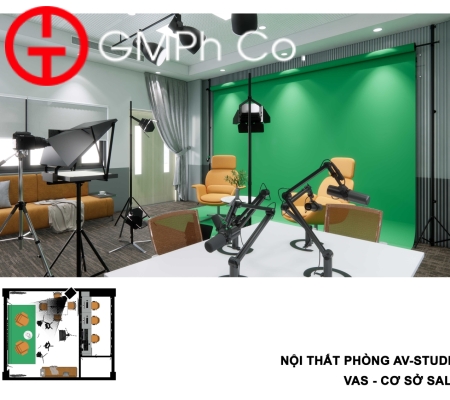 Phương Án Thiết Kế VAS Sala Campus - Phòng AV