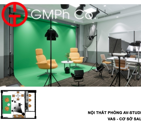 Phương Án Thiết Kế VAS Sala Campus - Phòng AV