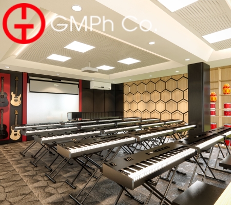 Phương Án Thiết Kế Phòng Nhạc HVT - 2024