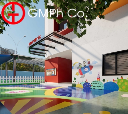 Phương Án Thiết Kế Sân Mầm Non Garden Hill 2024