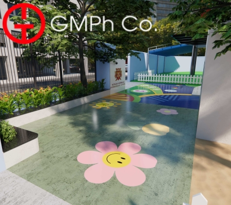 Phương Án Thiết Kế Sân Mầm Non Garden Hill 2024